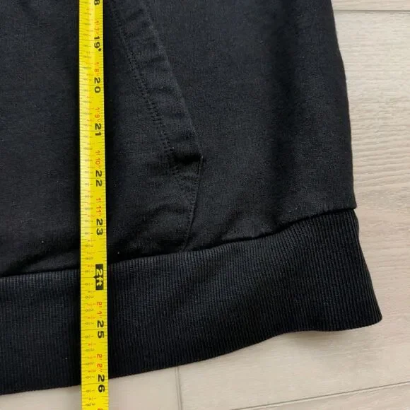 Gymshark Hoodie‎ Pullover Womens Medium Black Workout Gym Activewear Athleisure - Picture 7 of 10
